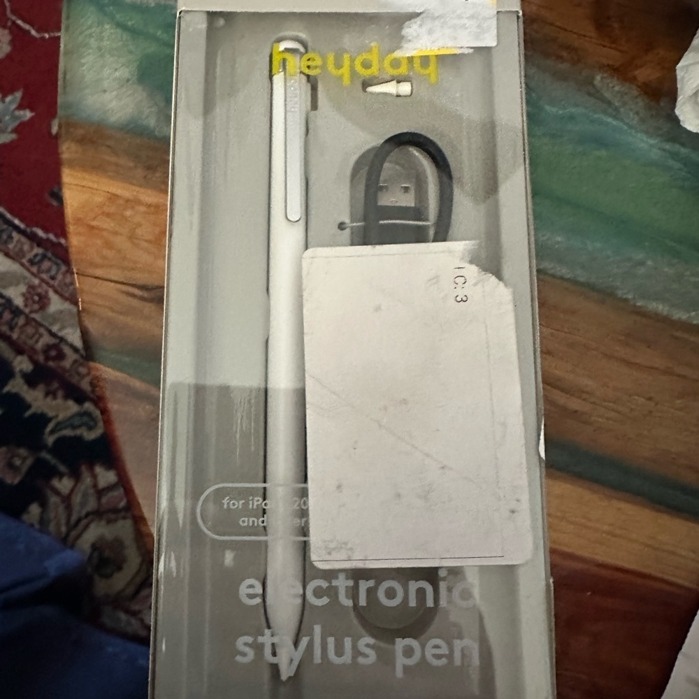 Heyday White Electronic Stylus Pen for iPad